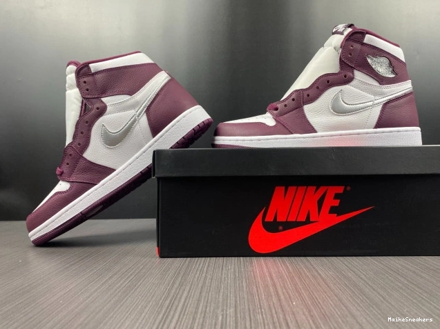 MaikeSneakers Jordan Bordeaux Air 555088-611 High 1 OG 0817
